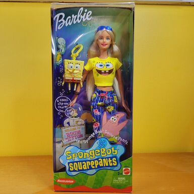 Vintage Collectible Barbie Doll "Sponge Bob Square Pants" (2002)