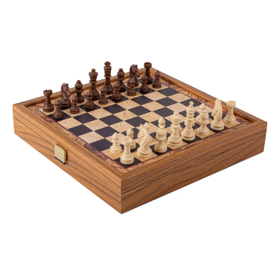 Game set 2 in 1 "Combo" (chess, backgammon) from Manopoulos (27x27 cm)