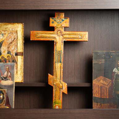 Старообрядческий Крест Хранитель начала 20 века, южный регион Украины (без реставрации)