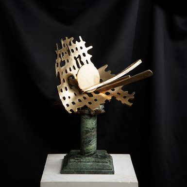 Бронзовая скульптура ручной работы "Сети обмана" от Валентины Михалевич (5 кг)