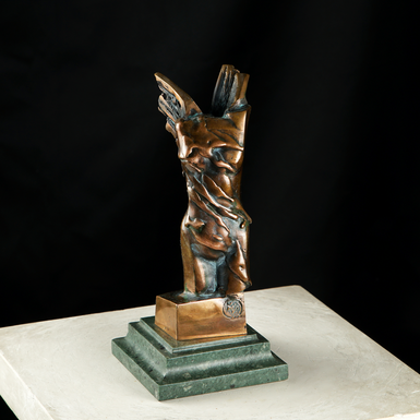 Handmade bronze sculpture "Nick" by Valentina Mikhalevich (1360 g)