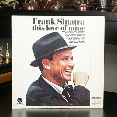 Оригинальная виниловая пластинка Frank Sinatra - This Love Of Mine 1969 года (первое издание)