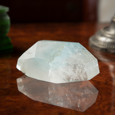 Blue topaz crystal "Cloud" by Stone Art Designe (594 g)