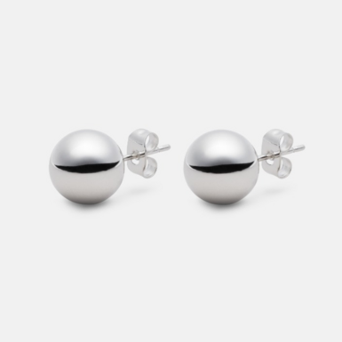 Silver plated earrings "Charles" from Skultuna