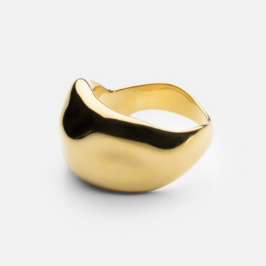Gold plated ring "Britta" (18.1 mm) from Skultuna