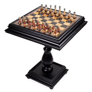 Chess set with table Tavolino by Italfama