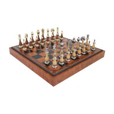 Set for the game of chess, backgammon and checkers Staunton by Italfama