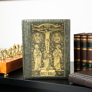 Exclusive Bible book «The Holy Bible» in a case (in English)