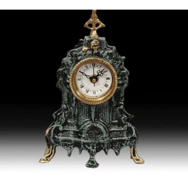 Table bronze clock "Tiempo" by Virtus