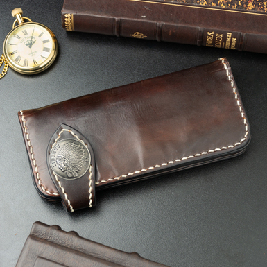 Genuine leather wallet "Fourrure"