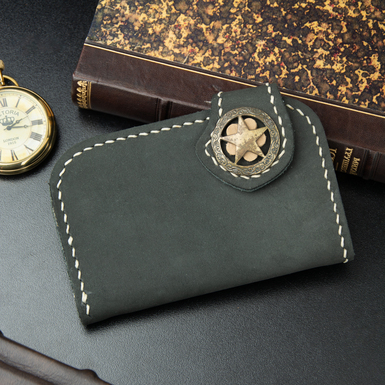 Genuine leather wallet "Maroquinerie"