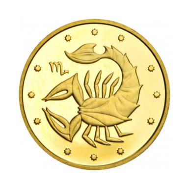 Gold coin "Scorpion", 2 hryvnia