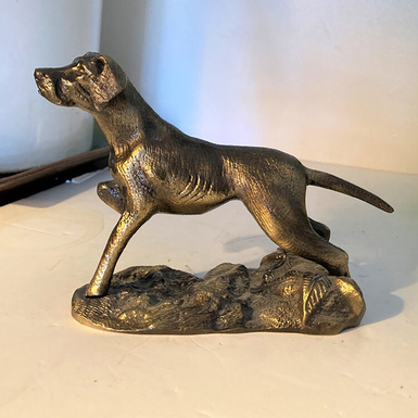 Bronze figurine "Pointer" (1.2 kg) by Virtus