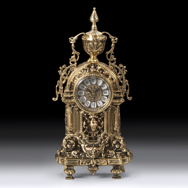 Бронзовые каминные часы "Empire" (кварцевый механизм, 3,25 кг) от Virtus