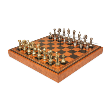 Комплект для гри 3 в 1 (шахи, шашки, нарди) "Concorrenza" від Italfama