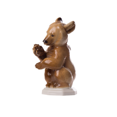 Фарфоровая статуэтка "Маленький медвежонок" от ALLACH, Германия, 1938-1939 годы