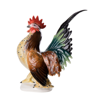 Porcelain figurine "The Rooster" by Karl Ens, Germany, 1920-1930
