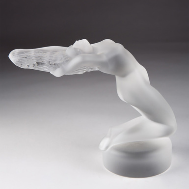 Rare crystal figurine "Harmony" by Lalique, France, second half of the 20th century