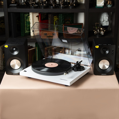 Vinyl KT6101 K-Series White Turntable System by Crosley