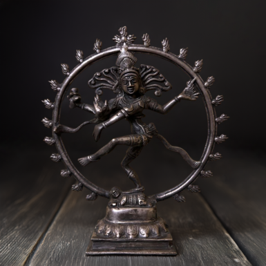 Антикварная бронзовая скульптура "Шива Натараджа", 1960-е годы