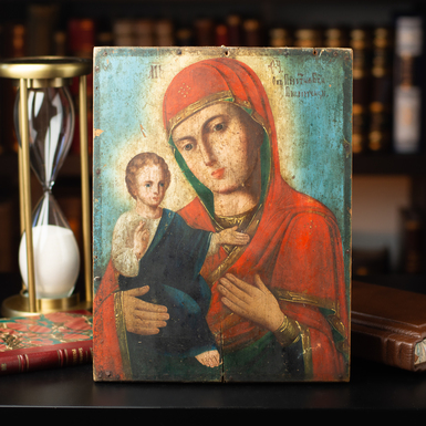 Старовинна ікона Божої Матері праворукої кінця 19 століття, Черкаська область