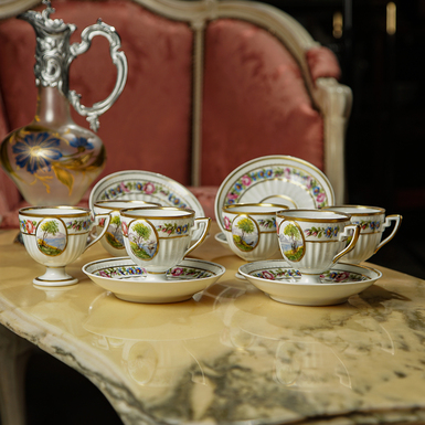 Rare tea service, Europe, the first half of the 20th century