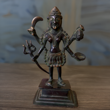 Rare bronze sculpture "Kali"