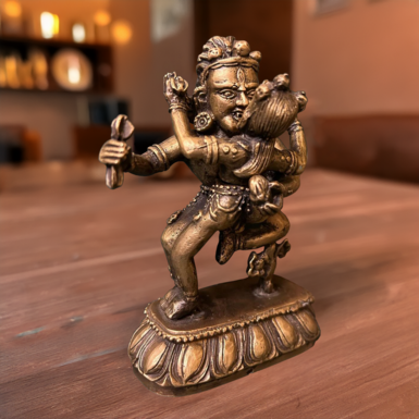 Antique bronze sculpture "Chakrasamvara Yab-Yum", Tibet, mid-20th century