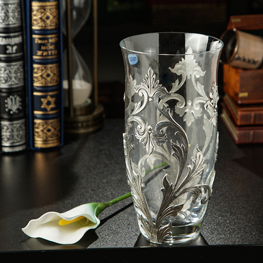 "Carmela" glass vase by Freitas & Dores