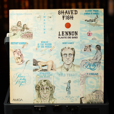 Vinyl Record Plastic Ono Band and John Lennon "Shaved Fish" (1975)