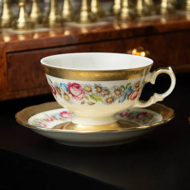 Tea set "Venice" (2 cups, 2 saucers) by Depos