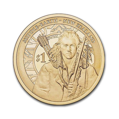 Collectible coin "Hobbit: The Desolation of Smaug, Bard Bowman", 1 dollar