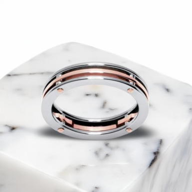 "Bellezza" rose gold ring from Baraka