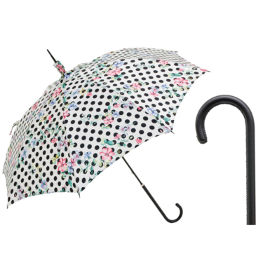 Polka Dot Umbrella with Flowers by Pasotti