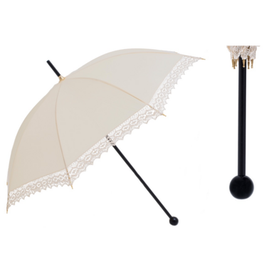 Wedding parasol with lace by Pasotti