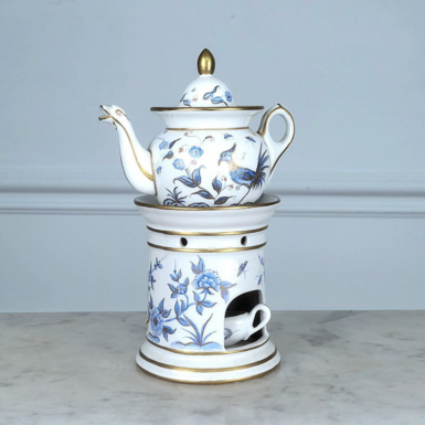 Antique Porcelain Teapot "Secret Garden"