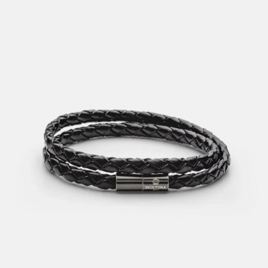 Italian Leather Bracelet "Rasmus" by Skultuna