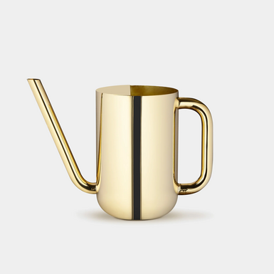 Goldered watering can from Skultuna