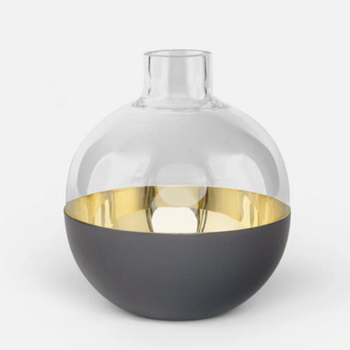 Bubbly vase by Skultuna