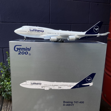 Unique model of Boeing 747-400 Lufthansa 1:200