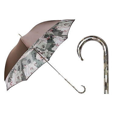 Women's umbrella with mother-of-pearl handle "Madreperla" by Pasotti