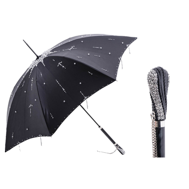 Women's umbrella with Swarovski crystal handle "Vogue" by Pasotti