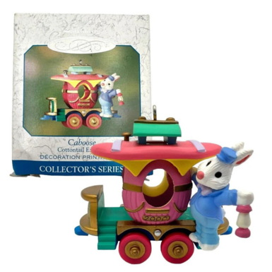 Christmas vintage toy «Cabooza with rabbit» by Hallmark Keepsake Ornament (2000)