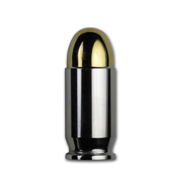 Silver round "Cartridge 45 caliber"