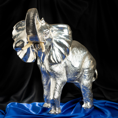 Silver-plated figurine "Greatness" by Exetera Argenti