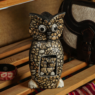 Figurine "Owl" made of ceramics