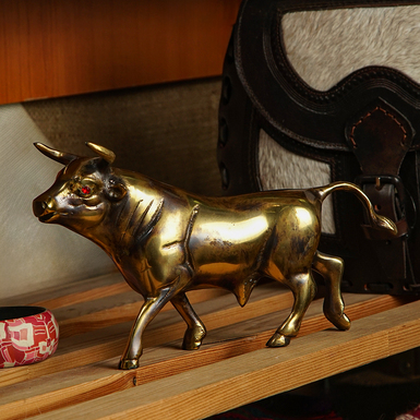 Bronze figurine "Bull"