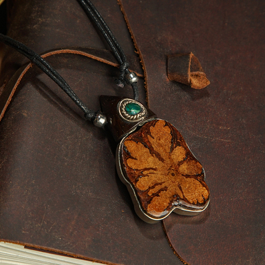 "Mystical" pendant from ayahuasca Amazon vine