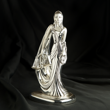 Silver plated figurine "Themis" by Exetera Argenti