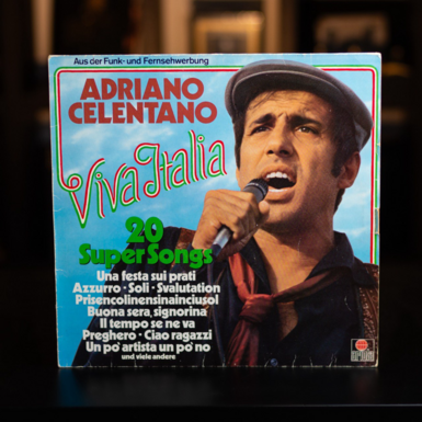 Вінілова платівка Adriano Celentano – Viva Italia, 20 Super Songs (1980)